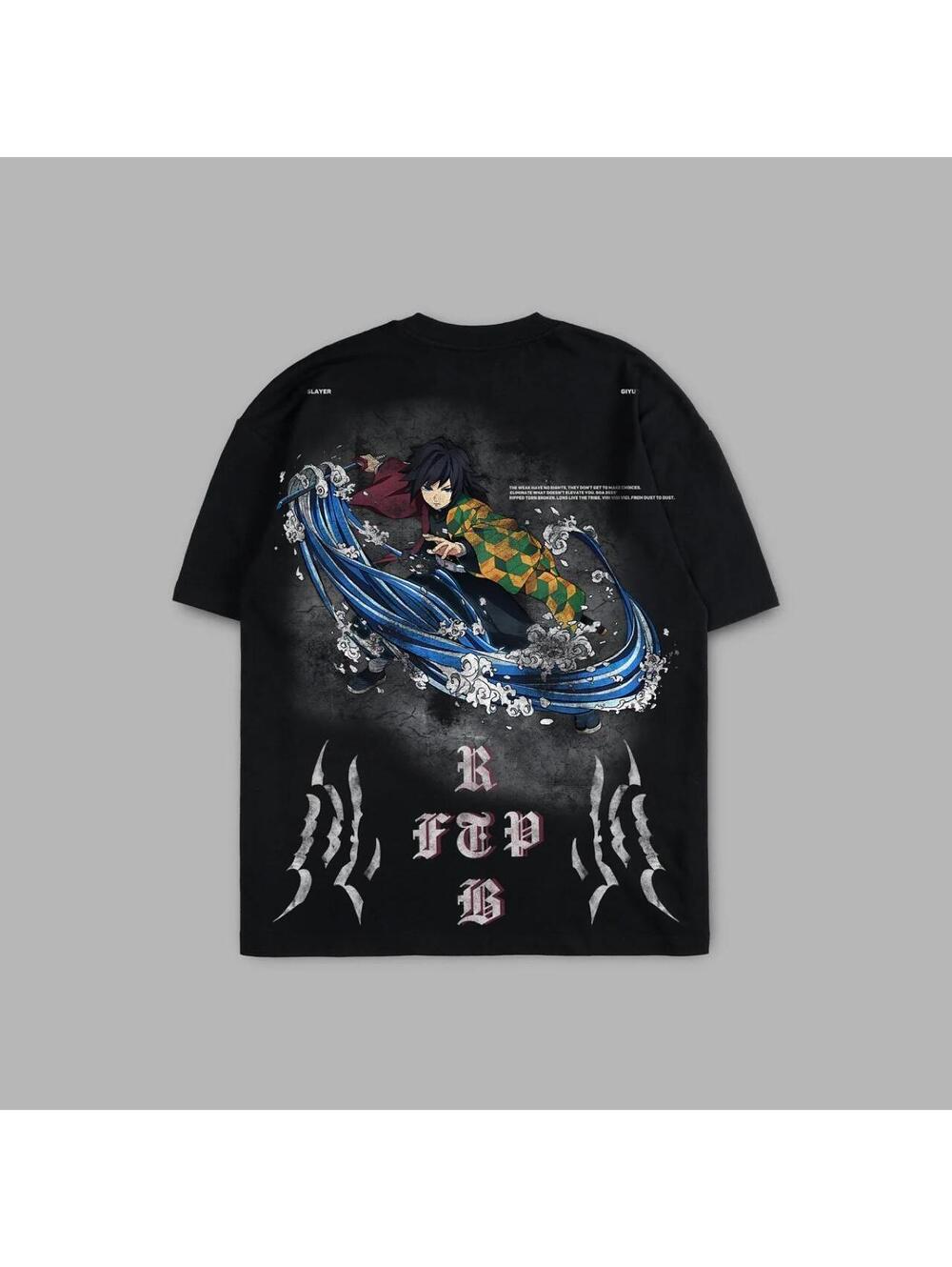 Dechire x Giyu: Water Hashira ‘1 of 500’ 9oz in Black (2XL)